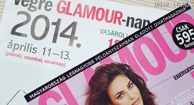 Glamour days from April 11-13, 2014